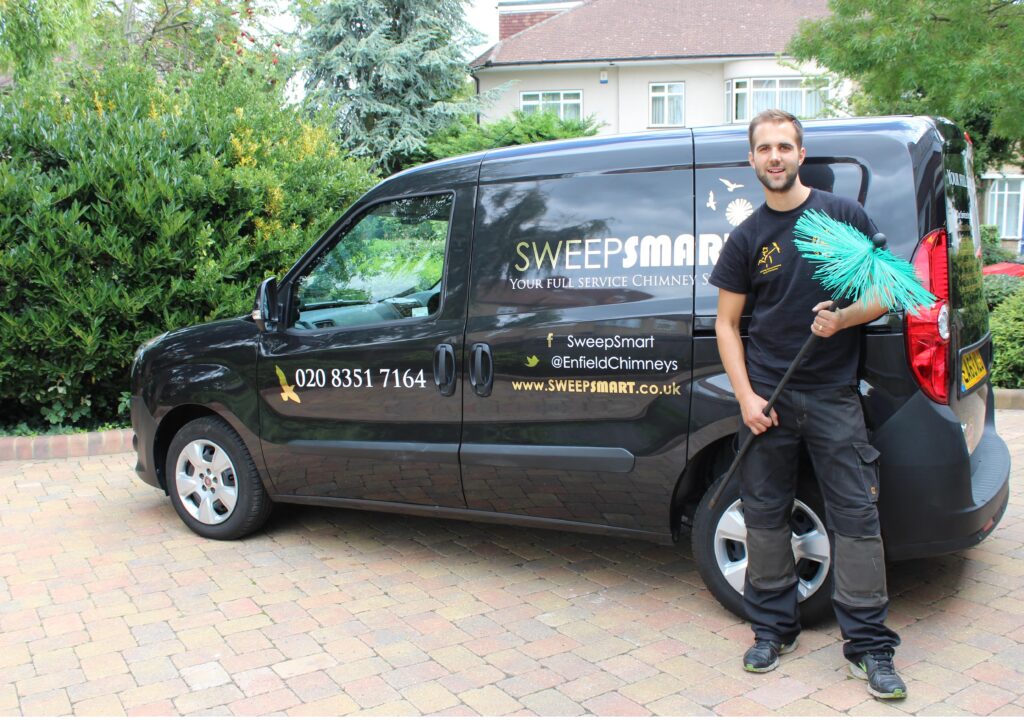 chimney sweep van