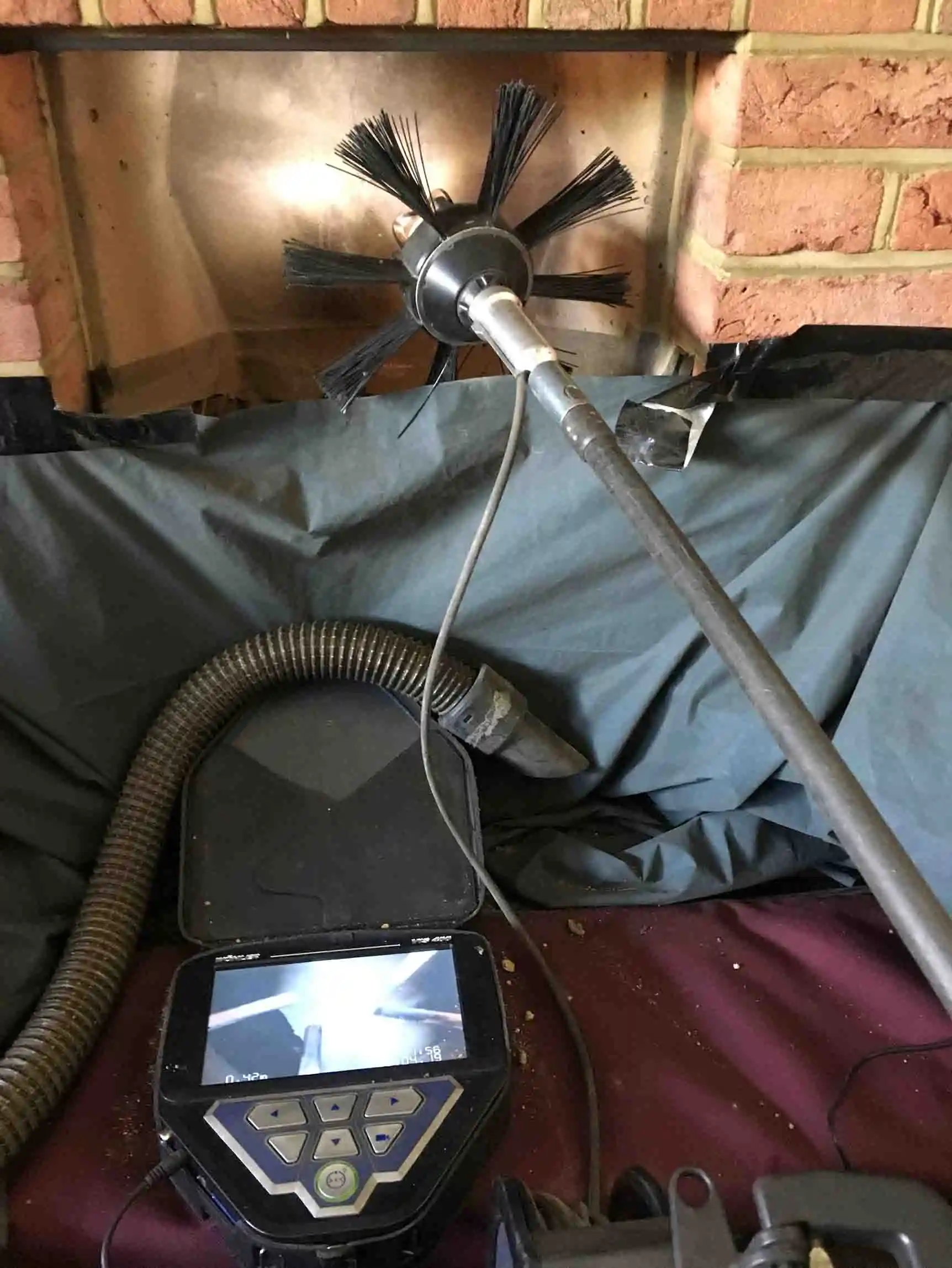 Chimney CCTV camera